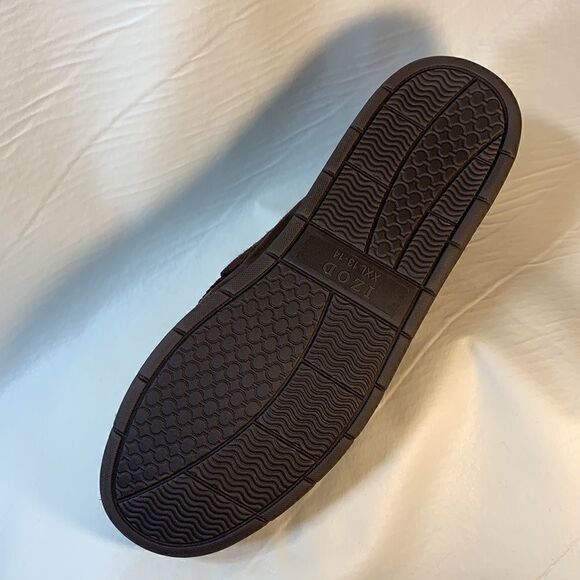 Izod Mens Slippers 100% Polyester Feel The Comfort XXL  Brown Home Holidays New - Picture 4 of 7